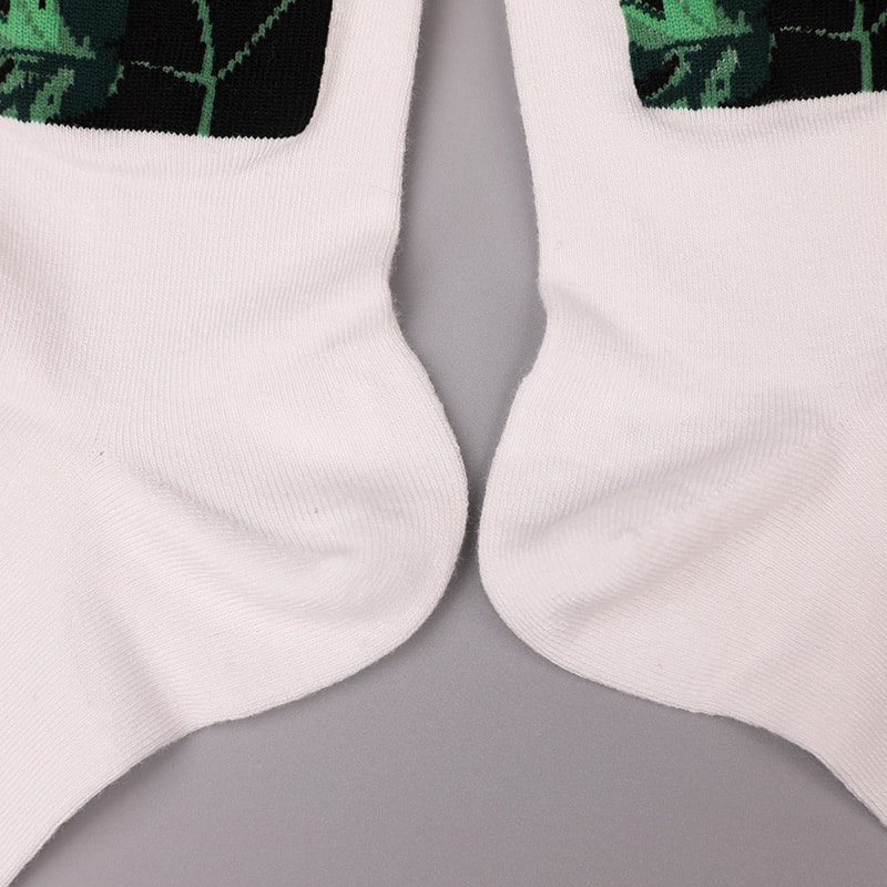 Níolón síoda sníofa bog bréige spandex 3D clóite jacquard fuaite de láimh stocaí fir an fhómhair agus an gheimhridh WSD2850