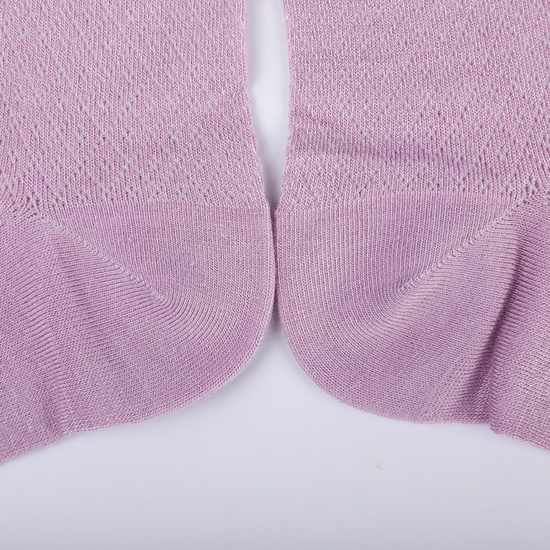 Mála níolón snáithín bambú bog, stocaí mná ócáideacha beaga diamanta, stocaí ban lámh-fuaite WSD1689