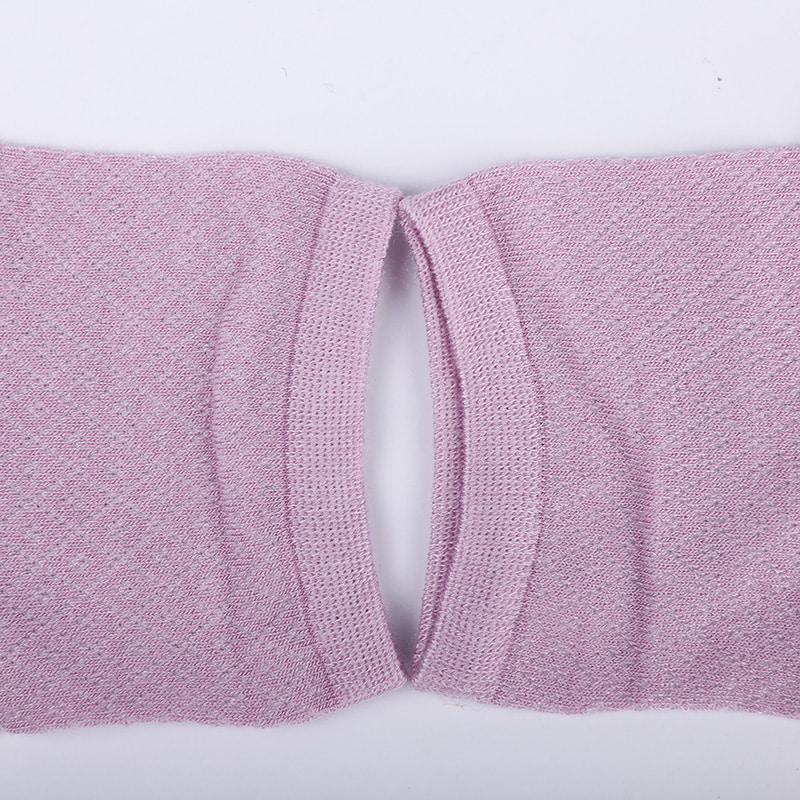 Mála níolón snáithín bambú bog, stocaí mná ócáideacha beaga diamanta, stocaí ban lámh-fuaite WSD1689