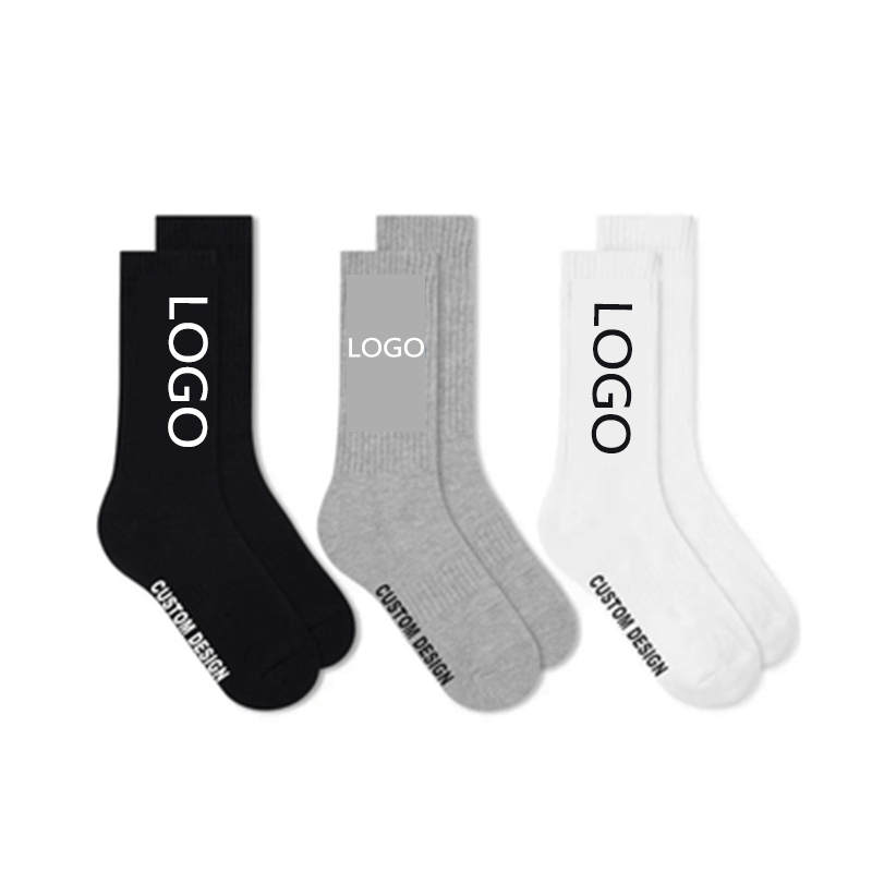 Lógó Saincheaptha Mens Socks Sport Athletic Running Sneaker Hardloopsokken Oem Cotton Men Crew Custom Socks