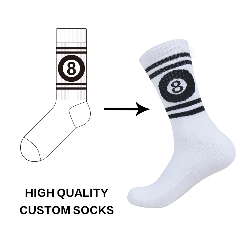 Jacquard Lógó Mens Socks Sport Athletic Running Sneaker Hardloopsokken Oem Unisex Cotton Men Crew Custom Socks